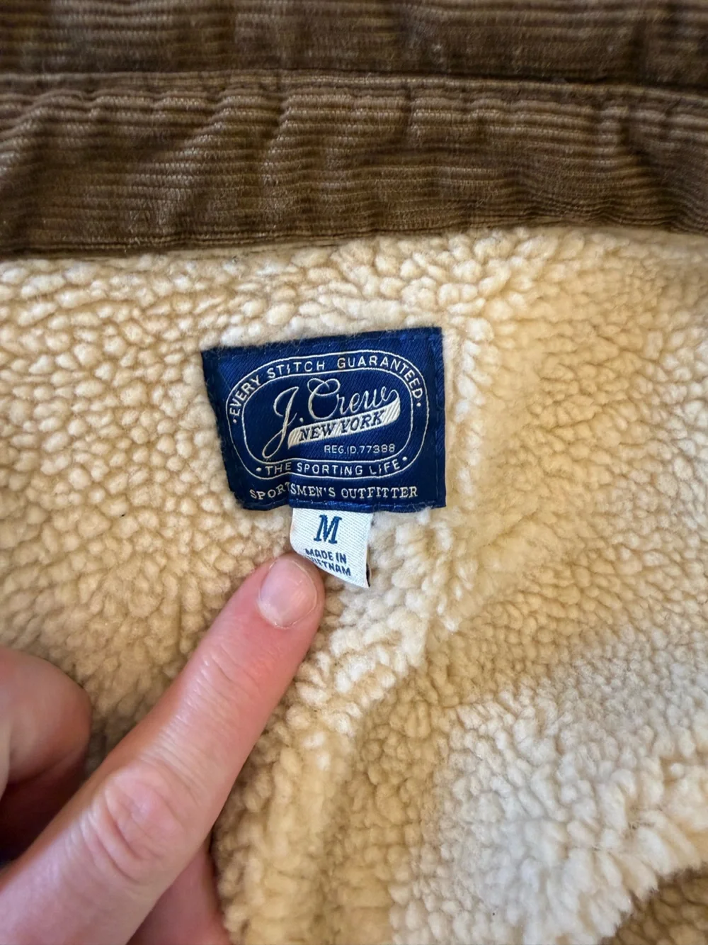 J. Crew crew corduroy